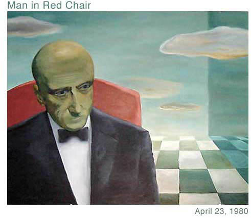 maninredchair